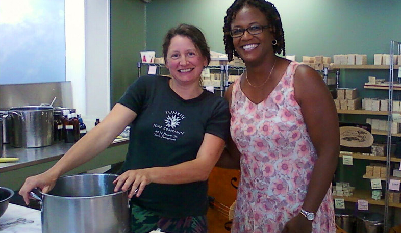 Chris with Mayor Bracey